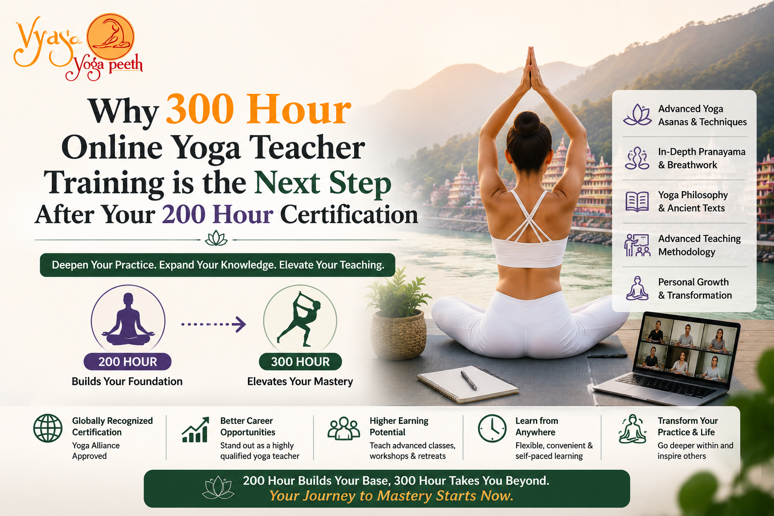 Why 300 Hour Online Yoga Teacher Training is the Next Step After Your 200 Hour Certification