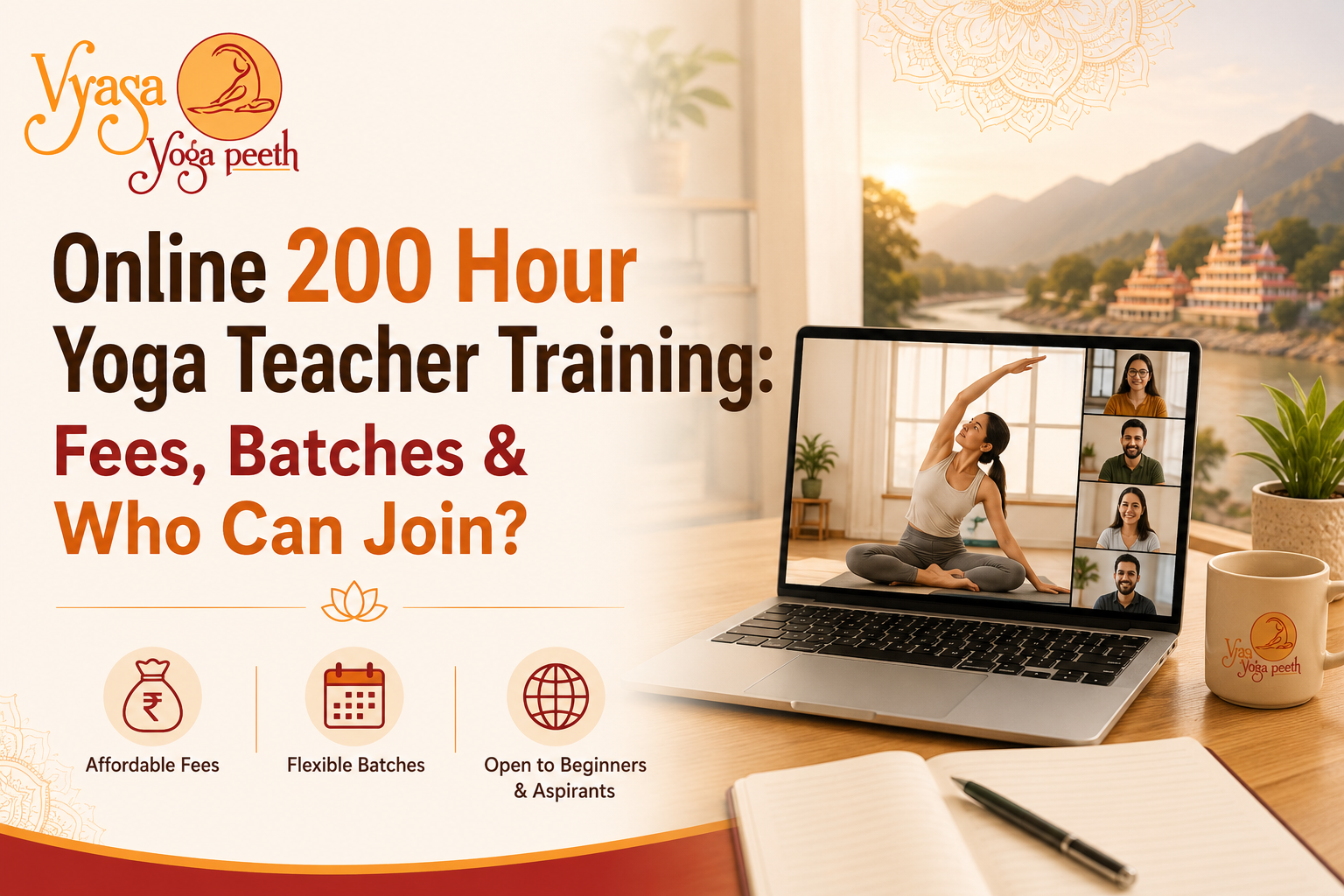 Online 200 Hour Yoga Teacher Training Fees, Batches & Who Can Join Online 200 Hour Yoga Teacher Training Fees, Batches & Who Can Join
